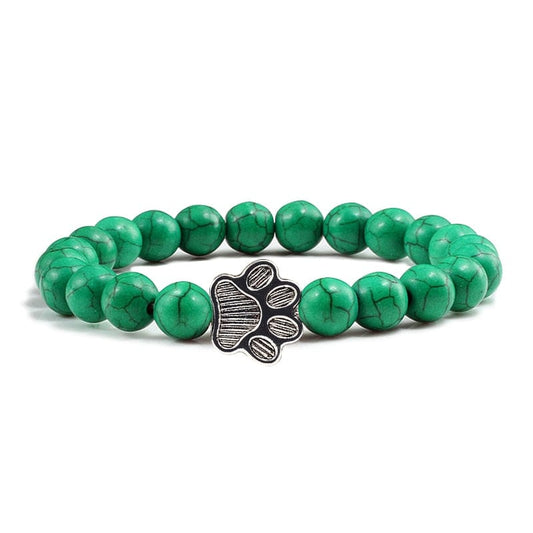 Charm Stone Paw Bracelet