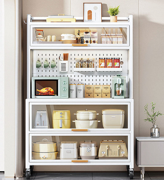 Kitchen Metal Pantry Storage Cabinet
