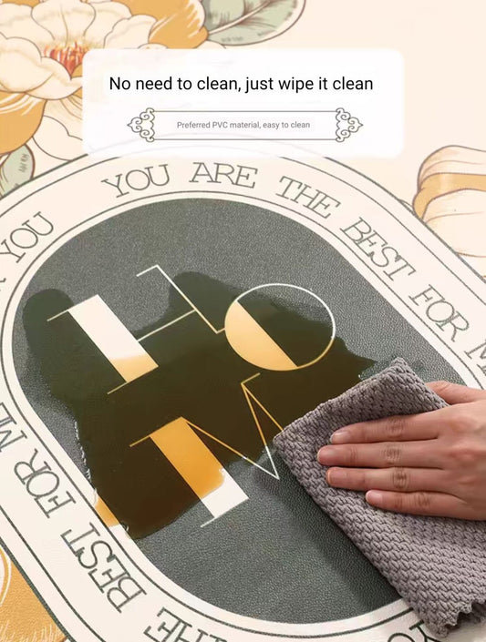 Soft Leather And Non-slip Mats