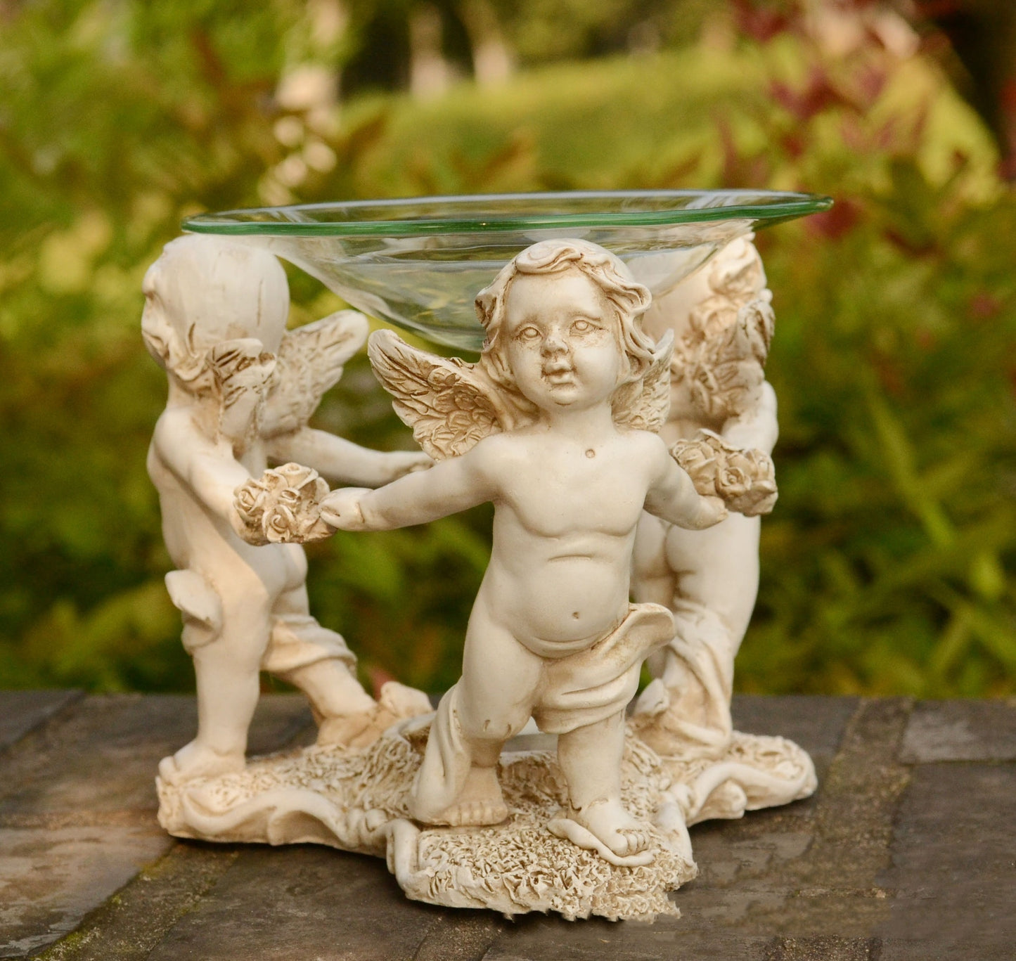 Home Romantic Angel Incense Burner Decoration Essential Oil Lamp