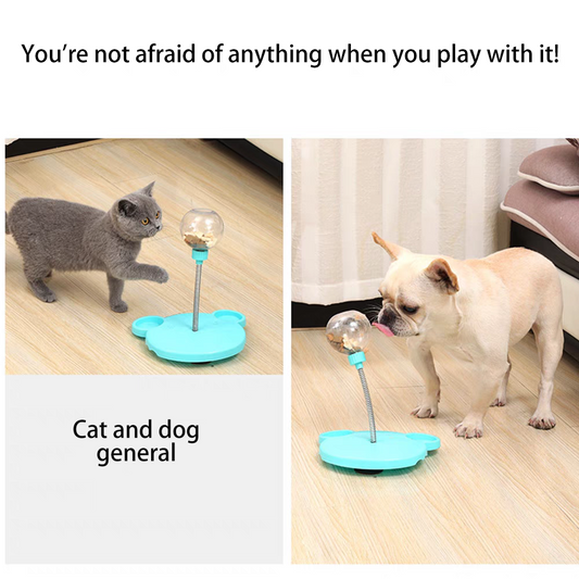 Cat Leaking Food Ball Self-Playing Tumbler Toys Funny Swing