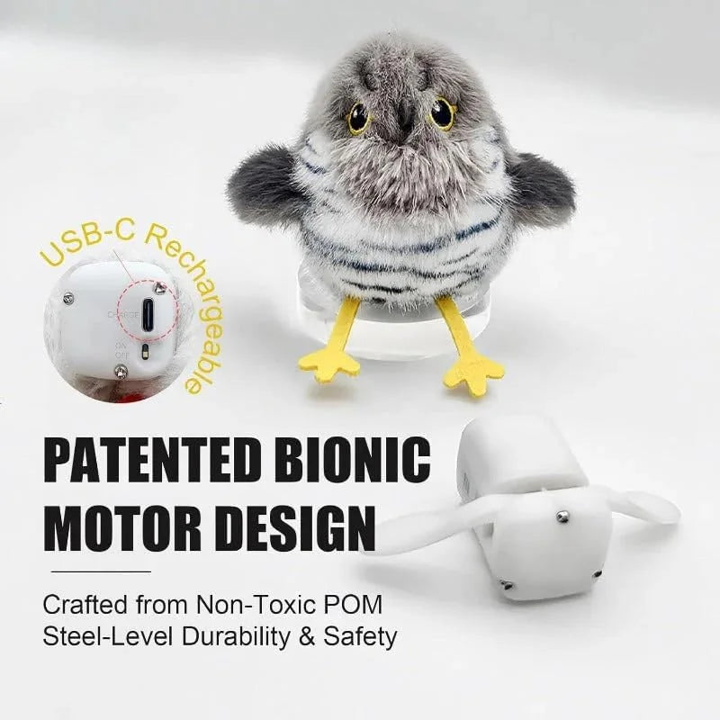 Flapping Bird Cat Toy | Realistic Flying Toy for Cats