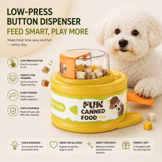 Interactive Pet Treat Launcher Toy