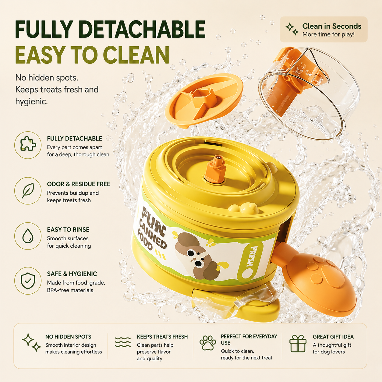 Interactive Pet Treat Launcher Toy