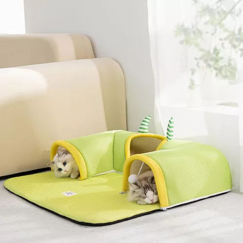 Cat tunnel bed