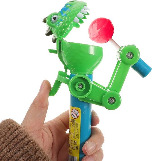 Dinosaur Lollipop Robot Holder - Cute Pet Story