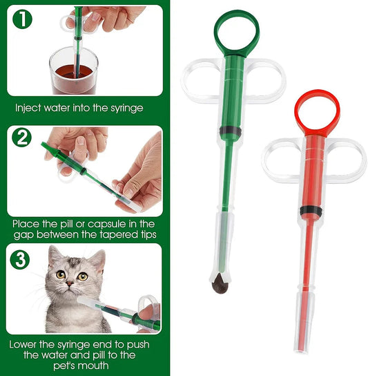Cat dog pill plunger Medicine feeding tool for pets