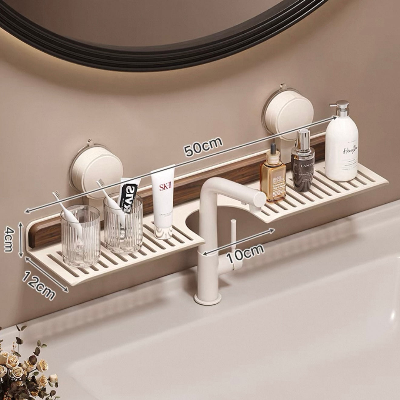 Sink No-Drill Bathroom Organizer Shelf