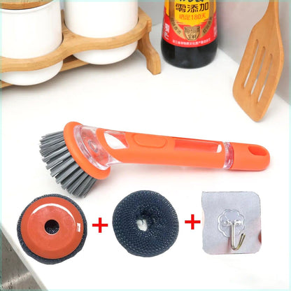 Long Handled Liquid Washing Pot Brush