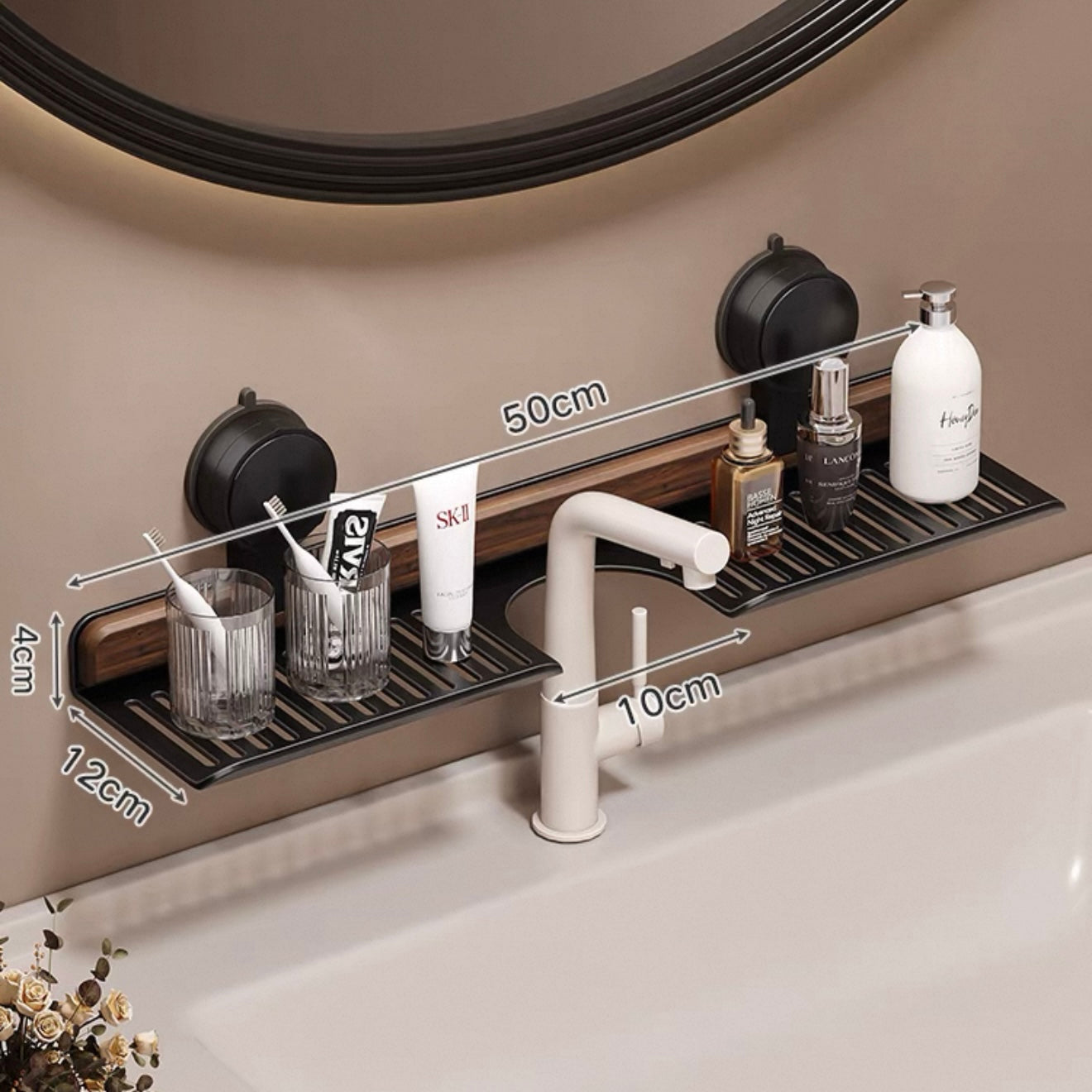 Sink No-Drill Bathroom Organizer Shelf