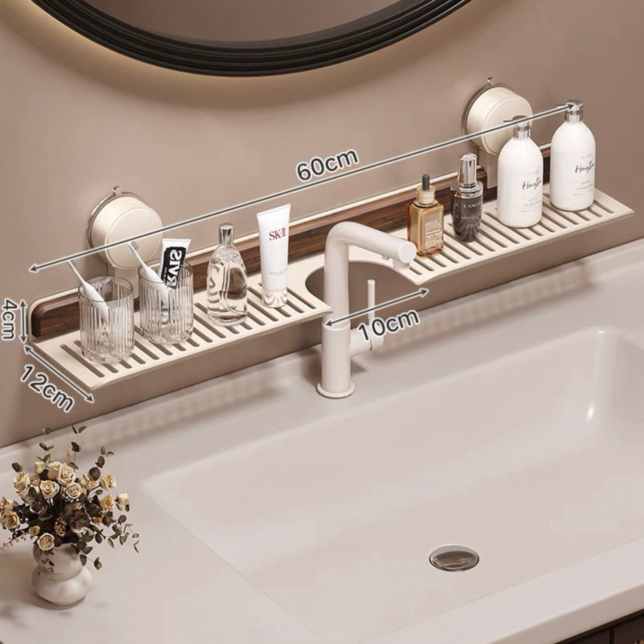 Sink No-Drill Bathroom Organizer Shelf