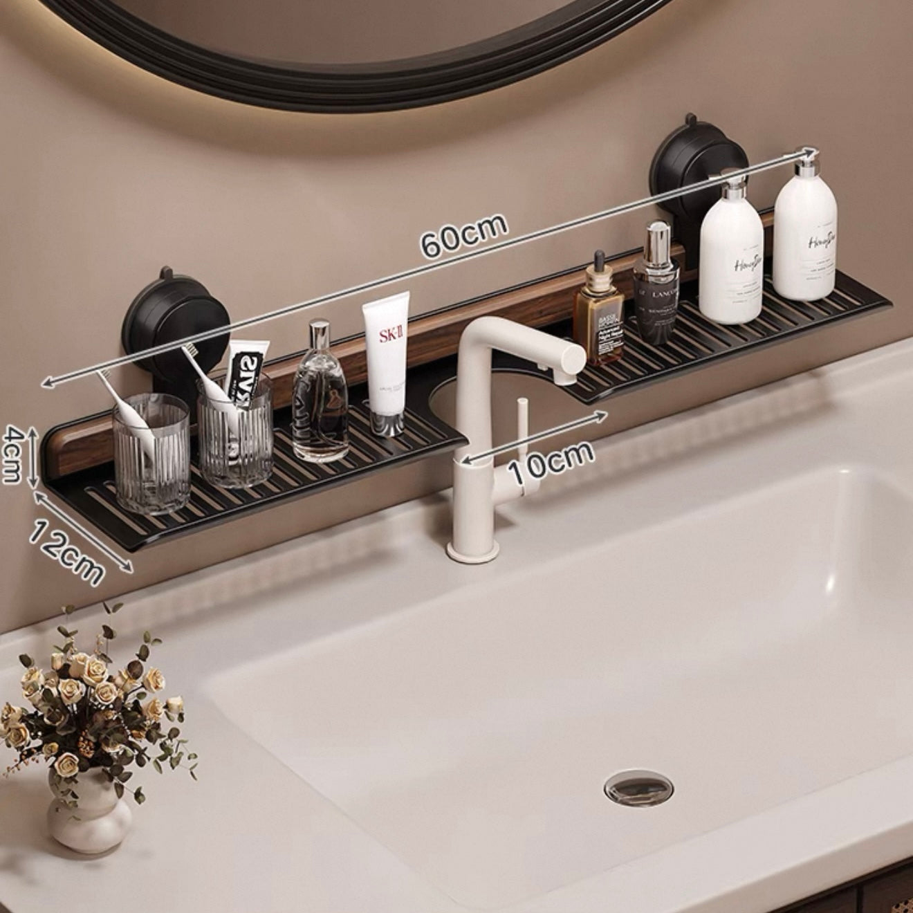 Sink No-Drill Bathroom Organizer Shelf