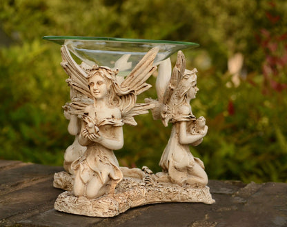 Home Romantic Angel Incense Burner Decoration Essential Oil Lamp