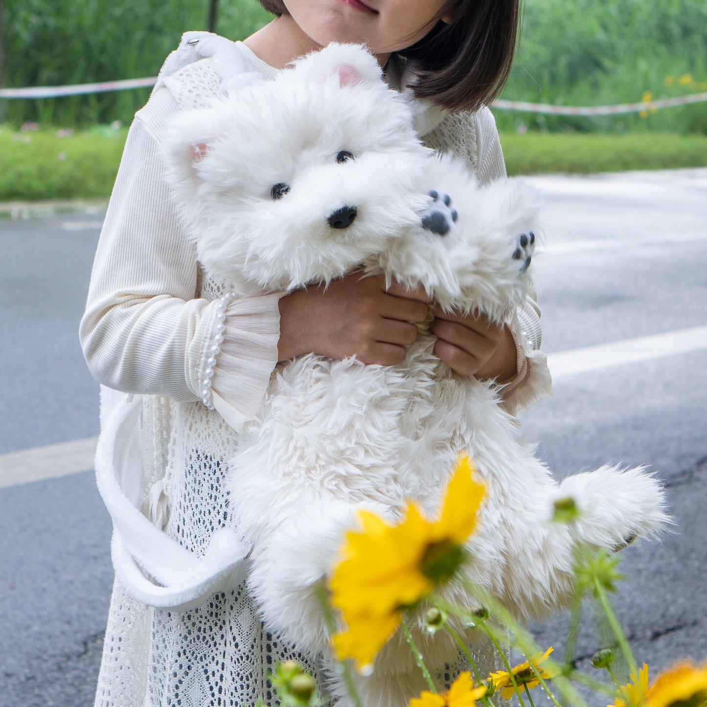 Westie White Dog Backapck