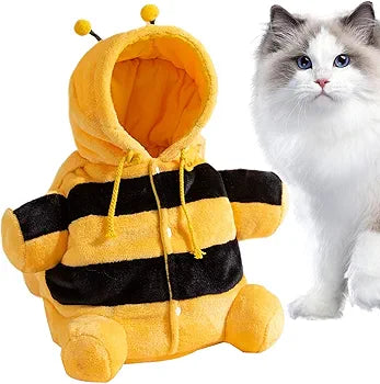 Pet Carrier Bag Bee Hoodie Shape