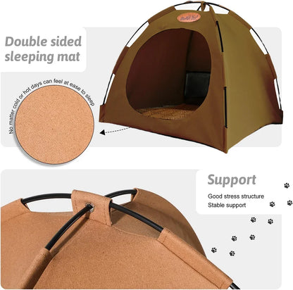 Cat & Dog Tent Pet Bed