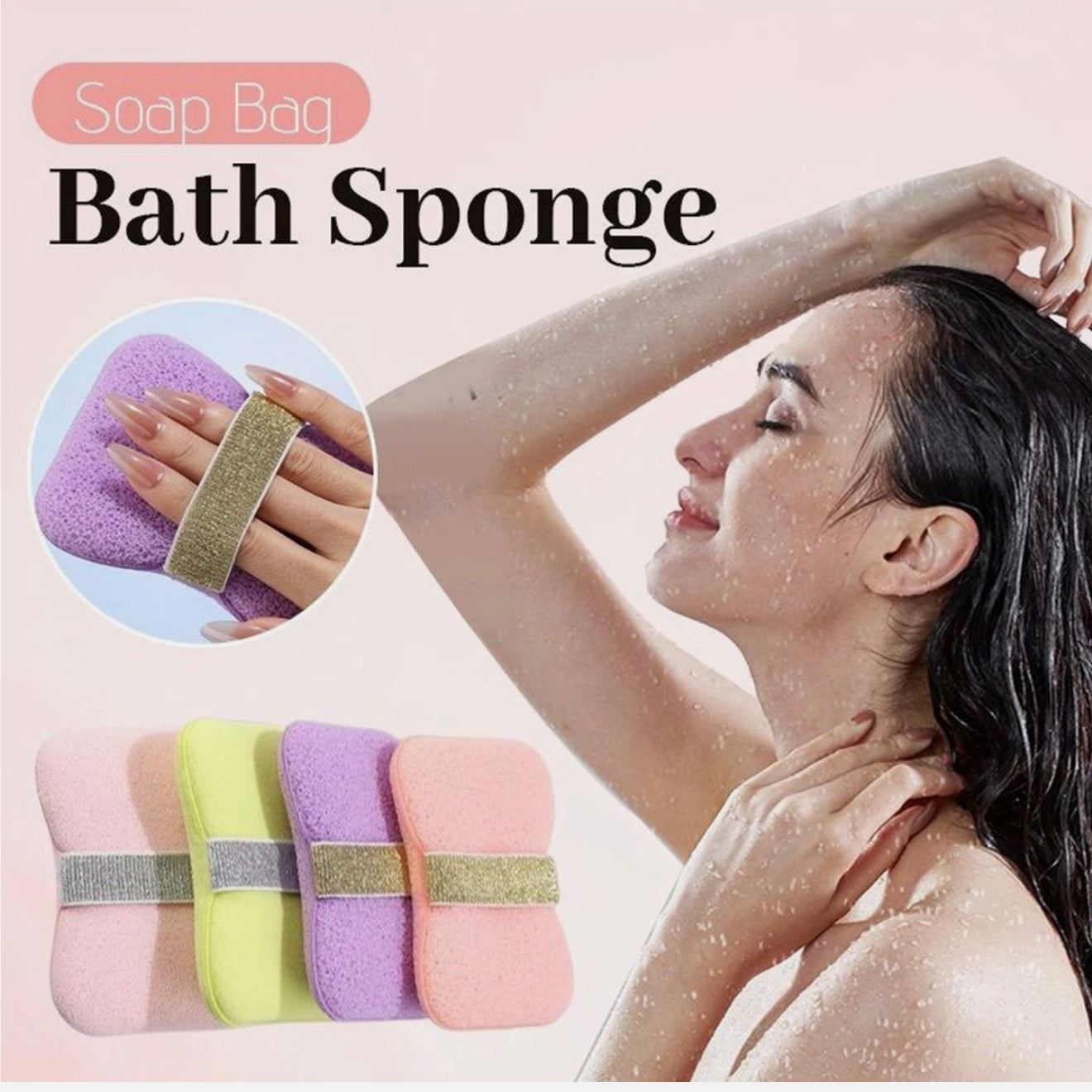 Soap Bag Bath Sponge