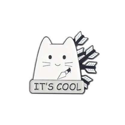 Coolest Cat Enamel Pins Collection