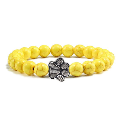 Charm Stone Paw Bracelet