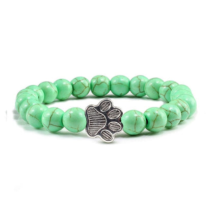 Charm Stone Paw Bracelet