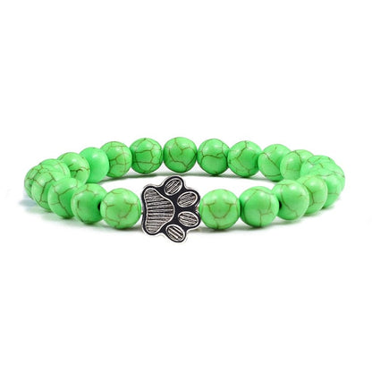 Charm Stone Paw Bracelet