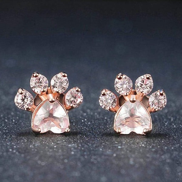 Cat Paws Rose Gold Jewelry
