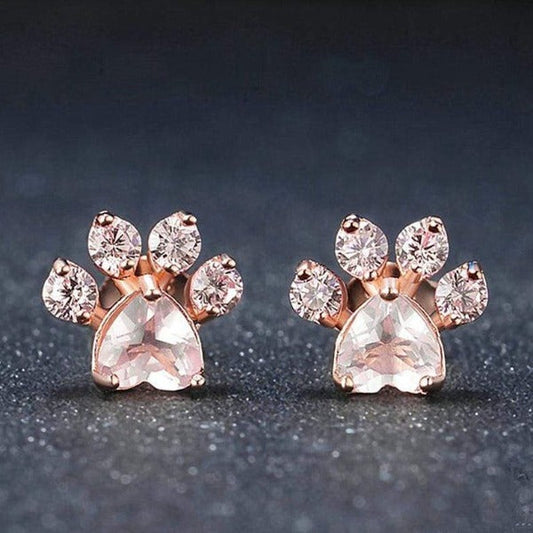 Cat Paws Rose Gold Jewelry