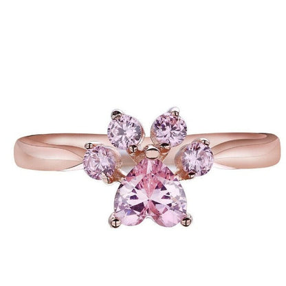 Cat Paws Rose Gold Jewelry