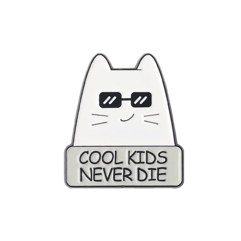 Coolest Cat Enamel Pins Collection