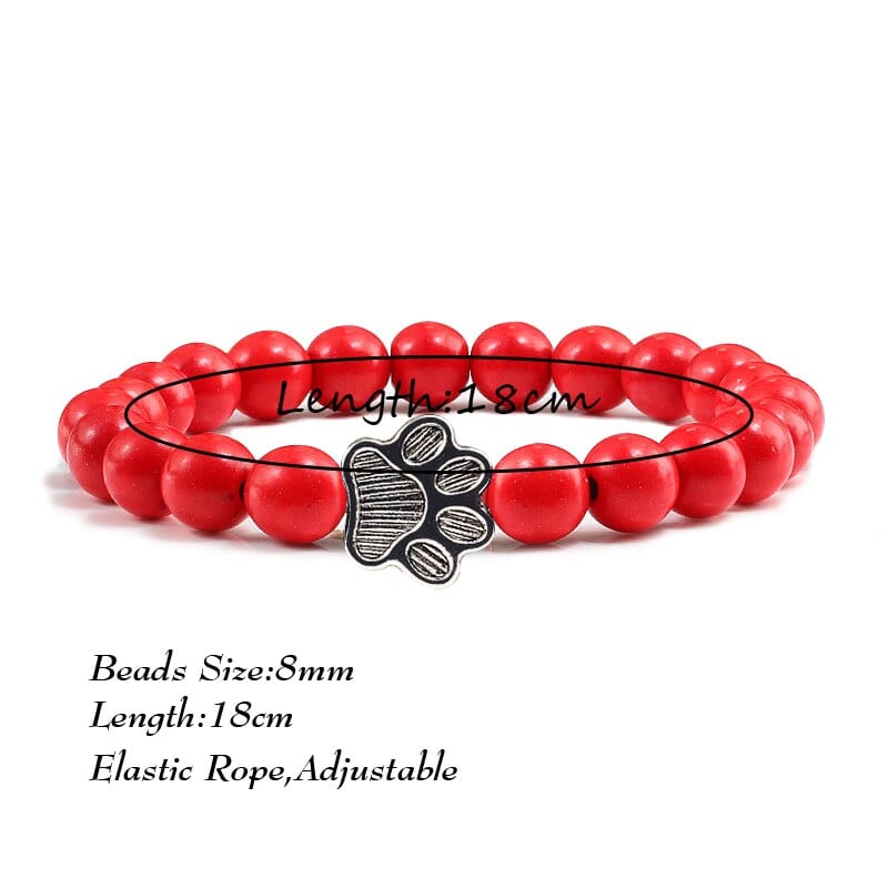Charm Stone Paw Bracelet