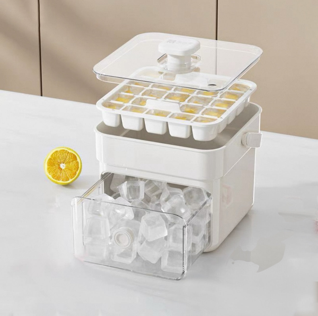 Press & Pop Ice Cube Tray