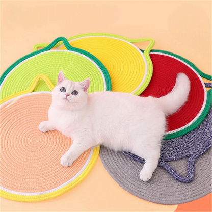 Handmade hemp rope cat scratching board - Cute Pet Story