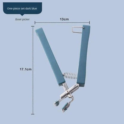 Multi-functional Utensil Clip for Kitchen, Anti-scalding and Non-Slip Dish Clamp with Steam Tool Slot - N24