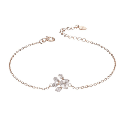 Cat Paws Rose Gold Bracelet