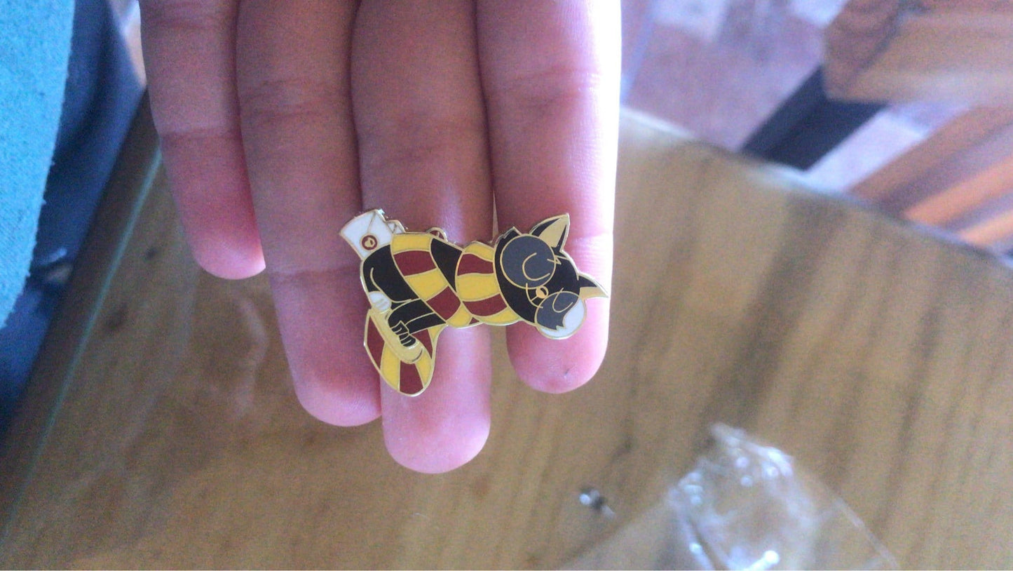 Gryffindors Magic Cat Gift Pin