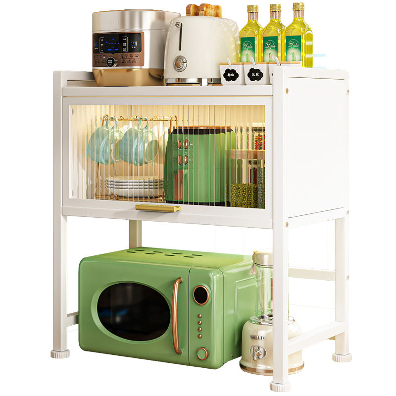 Kitchen Storage Cabinet Microwave Oven Shelf