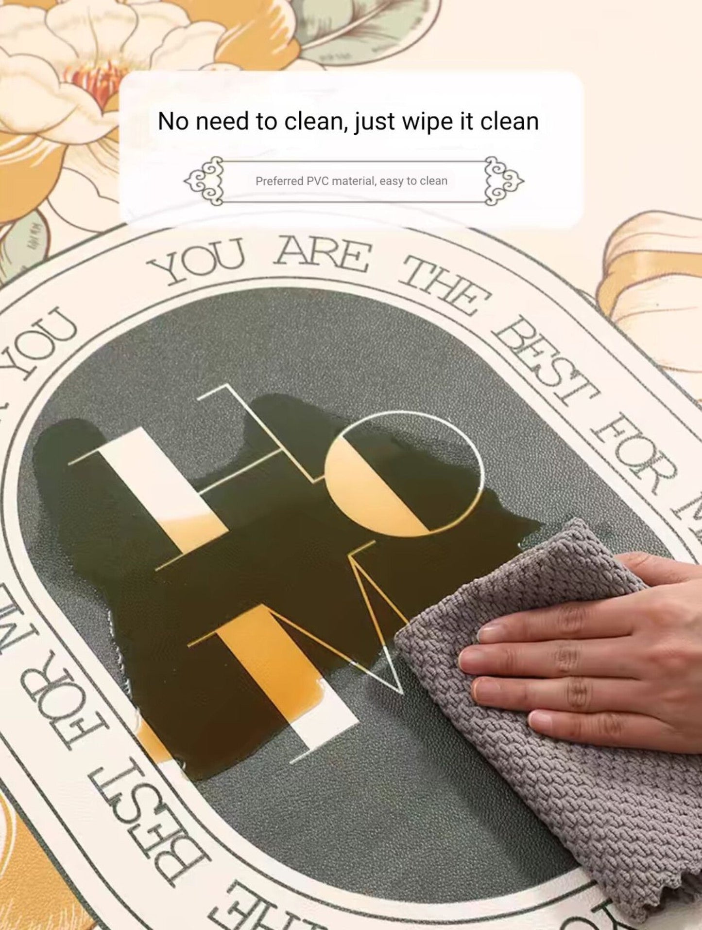 Soft Leather And Non-slip Mats