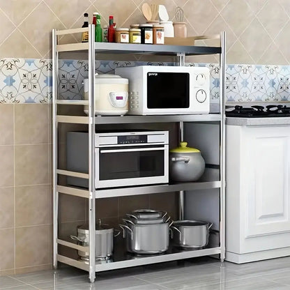 Kitchen Four-Layer Microwave Oven And Oven Storage Rack