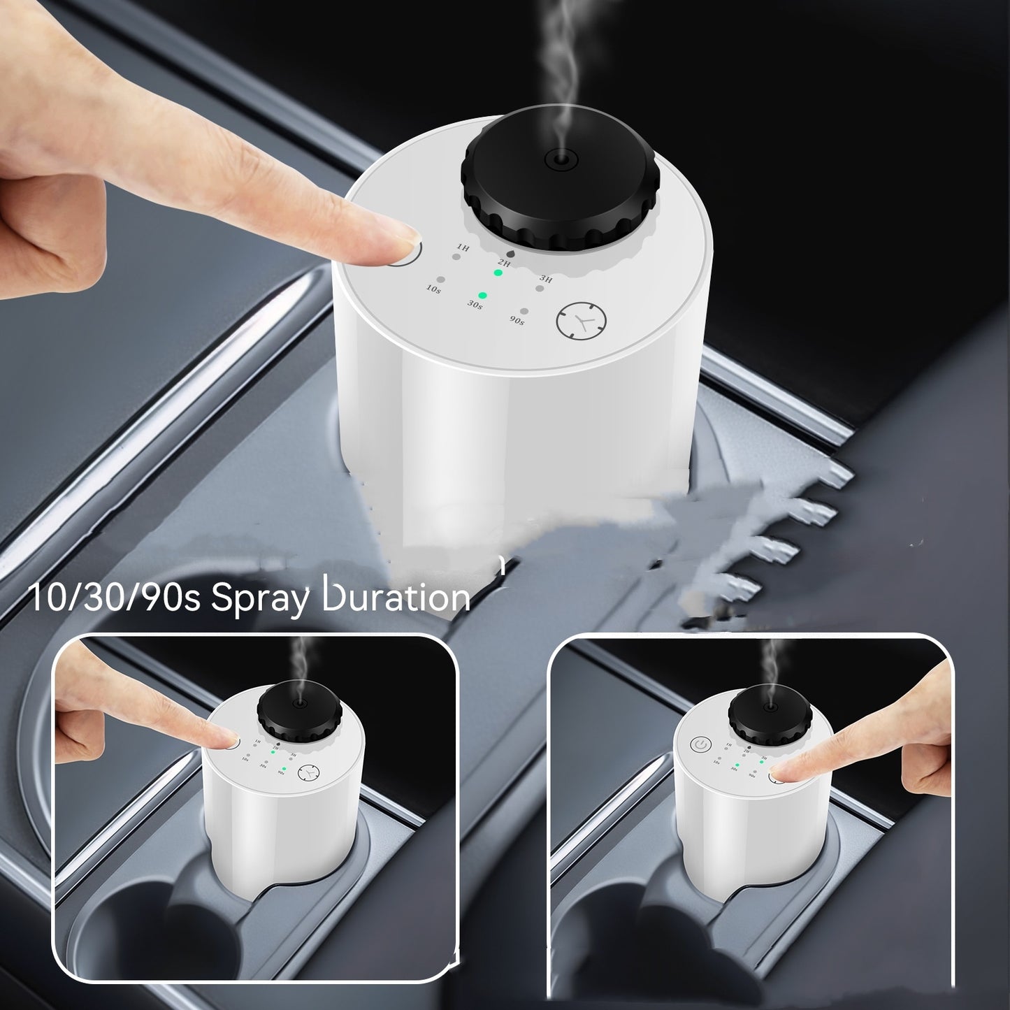 Two-fluid Waterless Essential Oil Machine Cold Mist Aroma Diffuser Home Fragrance