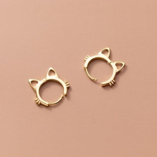 Cat ears and whiskers earrings