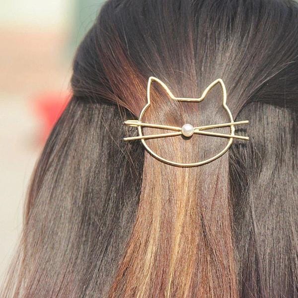 Gorgeous Kitty Hair Clips