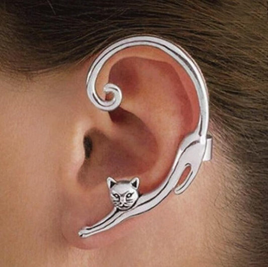 Cat Tail Twist Earring