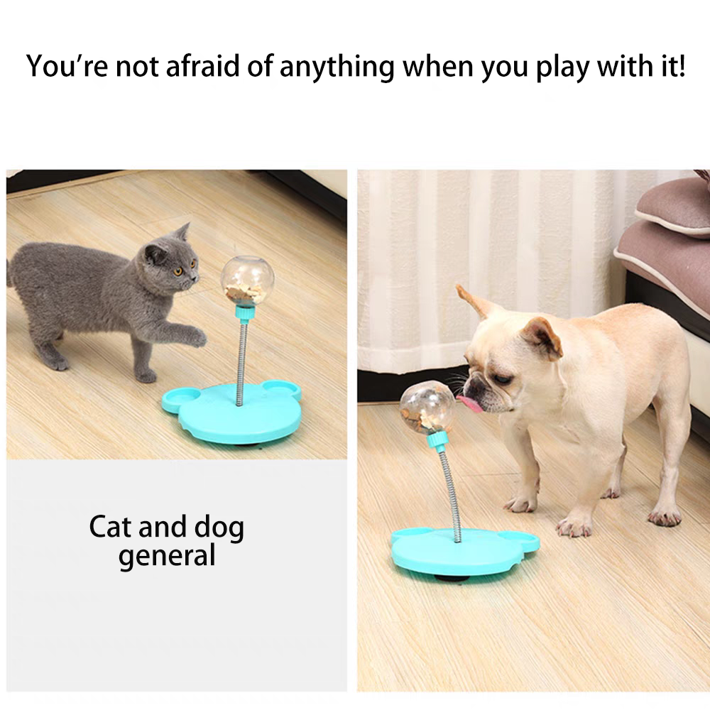 Cat Leaking Food Ball Self-Playing Tumbler Toys Funny Swing