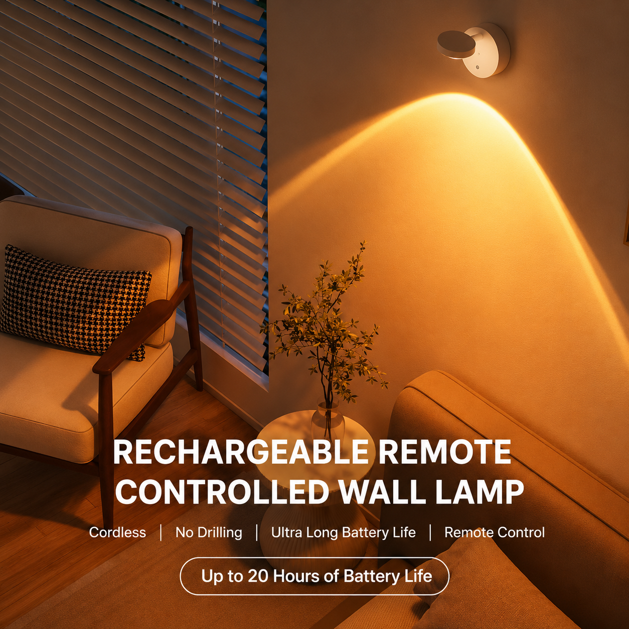 Magnetic Rechargeable Sunset Wall Lamp