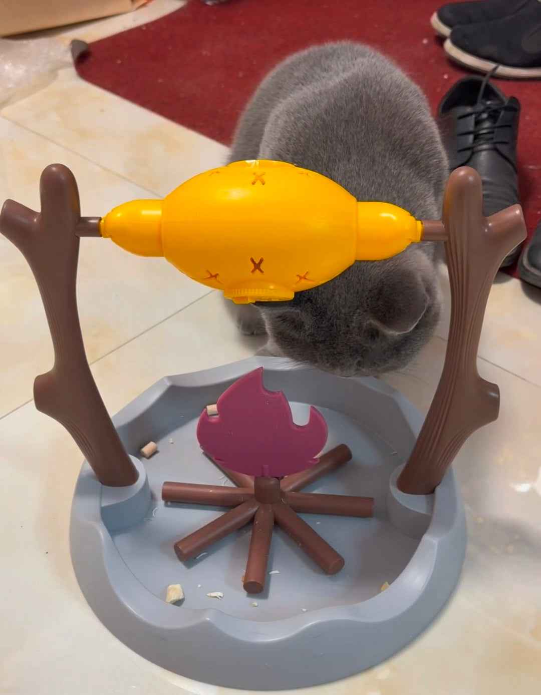 Cat Interactive Snack Dispenser Slow Food