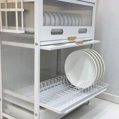 Multi-Function Kitchen Dish Storage Cabinet