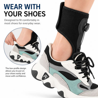 Adjustable Foot Drop Brace for Home & Outdoor Use
