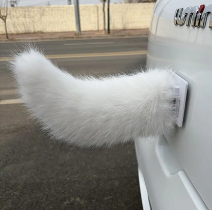 Electric Wagging Fox Tail Car Decor