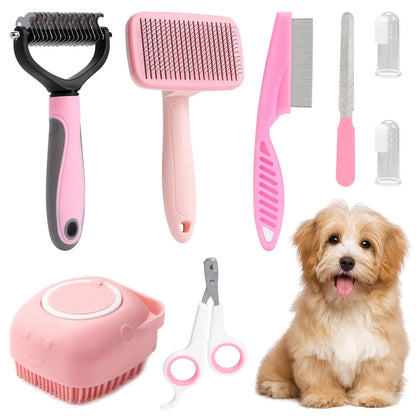 8-Pieces Cat dog grooming set