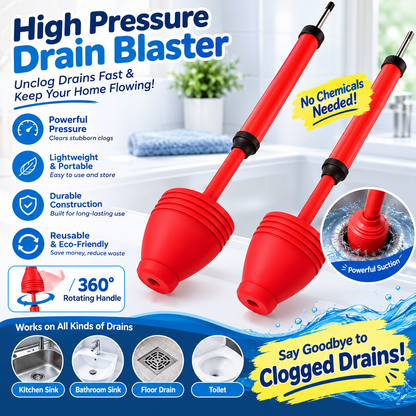 High-Pressure Toilet & Drain Unclogger